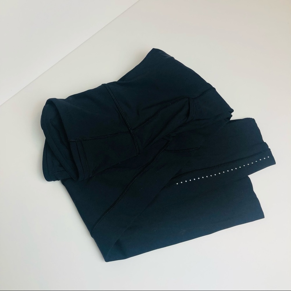 Lululemon Fast and Free Black Leggings 7/8 length